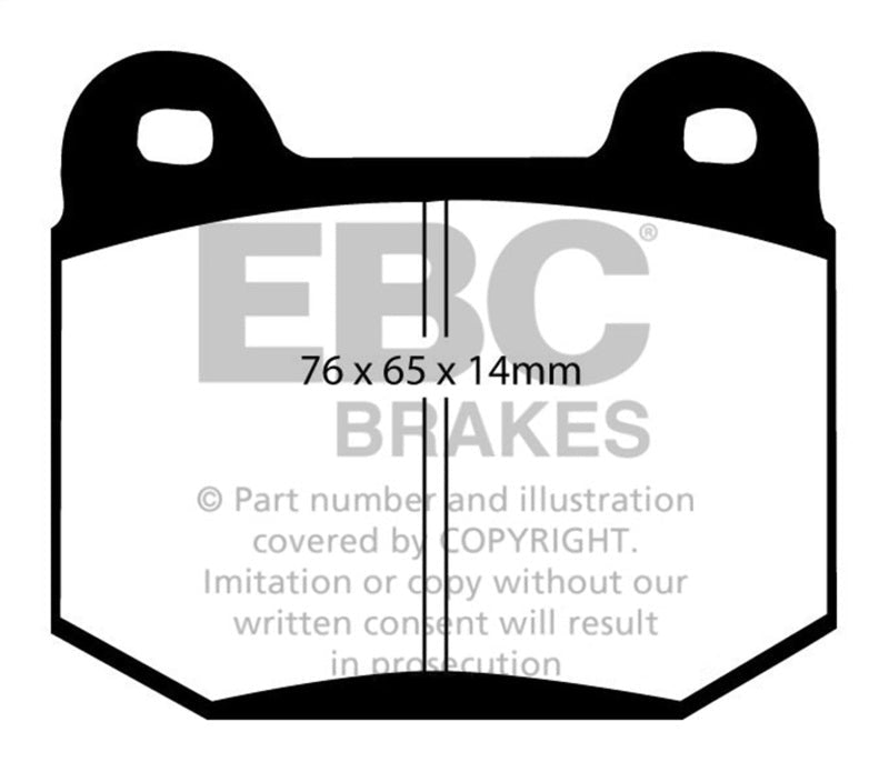 EBC 03 - 04 Infiniti G35 3.5 (Manual) (Brembo) Bluestuff Rear Brake Pads | DP51537NDX - JDMuscleBrake PadsebcDP51537NDX
