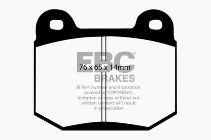 EBC 03 - 04 Infiniti G35 3.5 (Manual) (Brembo) Bluestuff Rear Brake Pads | DP51537NDX - JDMuscleBrake PadsebcDP51537NDX