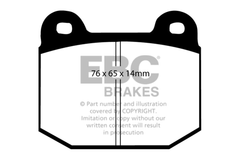 EBC 03 - 04 Infiniti G35 3.5 (Manual) (Brembo) Bluestuff Rear Brake Pads | DP51537NDX - JDMuscleBrake PadsebcDP51537NDX
