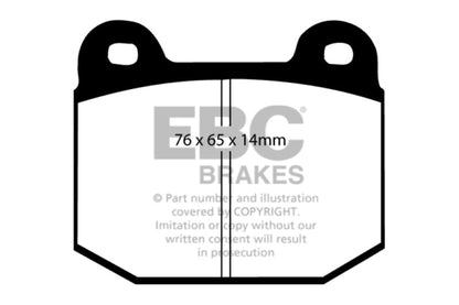 EBC 03 - 04 Infiniti G35 3.5 (Manual) (Brembo) Bluestuff Rear Brake Pads | DP51537NDX - JDMuscleBrake PadsebcDP51537NDX