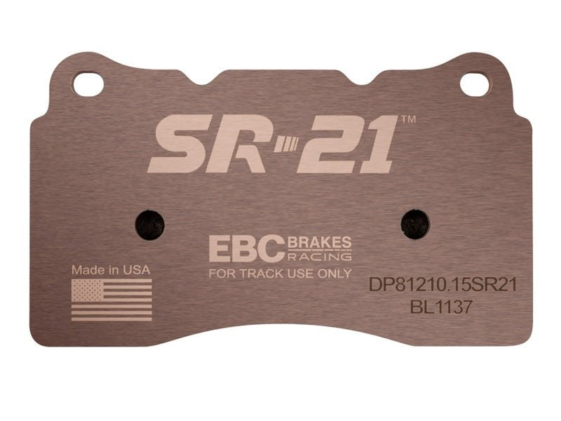 EBC [04-07 Volvo V70, 04-07 Volvo S60, 06 Mitsubishi Lancer] SR21 Sintered Race Front Brake Pads - JDMuscleBrake PadsebcDP81210.15SR21