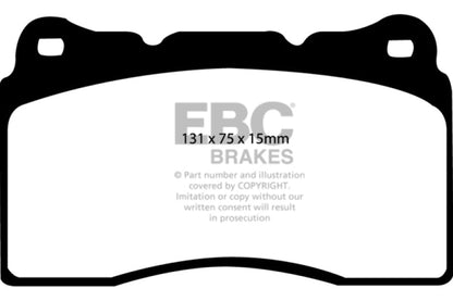 EBC 17 - 21 Honda Civic Type - R (FK8) Bluestuff Front Brake Pads | DP51210NDX - JDMuscleBrake PadsebcDP51210NDX
