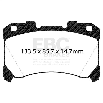 EBC 2023+ Toyota GR Corolla Bluestuff Front Brake Pads - JDMuscleSPKebcDP52430NDX
