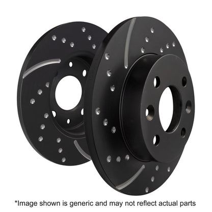 EBC 3GD Series Sport Slotted Rear Rotor for Ford Mustang (2001 - 2004) – British Made, High - Performance Brake Component | ebcGD7023 - JDMuscleSPK38853