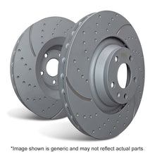 EBC [90-91 Civic] [96-97 Civic del Sol] GD560 Sport Slotted Front Rotor Set - Black/Gold Finish - JDMuscleBrake RotorsebcGD560