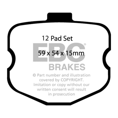 EBC Bluestuff NDX Front Brake Pads for Chevrolet Corvette C6 (2006 - 2008) | ebcDP51771NDX - JDMuscleSPK34618
