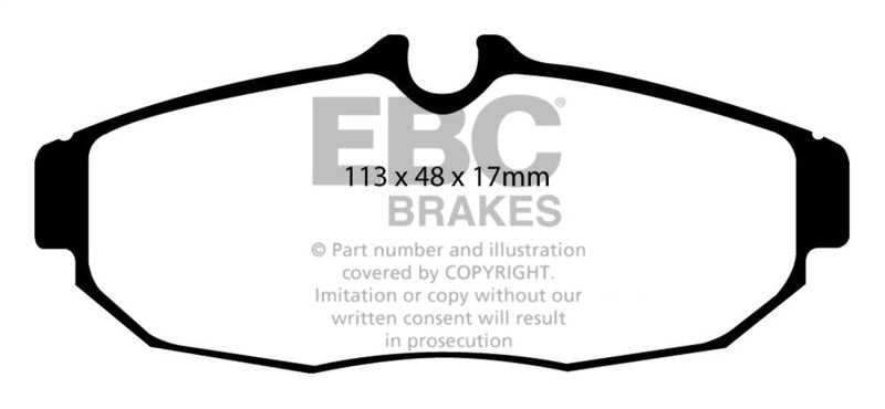 EBC Bluestuff NDX Full Race Brake Pads for Ford Mustang 2005 - 2012 | ebcDP51741NDX - JDMuscleSPK34426