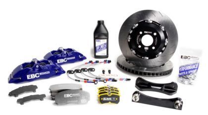 EBC Racing [12 - 21 WRX STI] Blue 6 - Piston 355mm Rotors Apollo Front Big Brake Kit | BBK054BLU - 1 - JDMuscleBrake KitsebcBBK054BLU-1