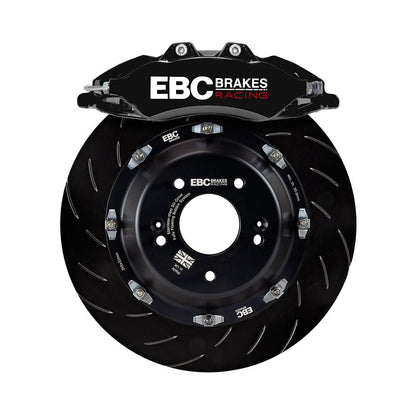 EBC Racing 2023+ Nissan 400Z Black Apollo - 6 Calipers 355mm Rotors Front Big Brake Kit | BBK044BLK - 1 - JDMuscleBig Brake KitsBBK044BLK-1