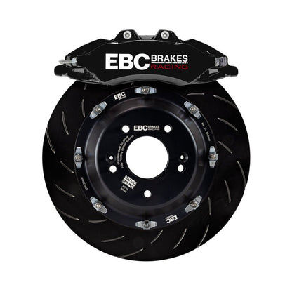 EBC Racing 2023+ Nissan 400Z Black Apollo - 6 Calipers 380mm Rotors Front Big Brake Kit | BBK044BLK - 2 - JDMuscleBig Brake KitsBBK044BLK-2