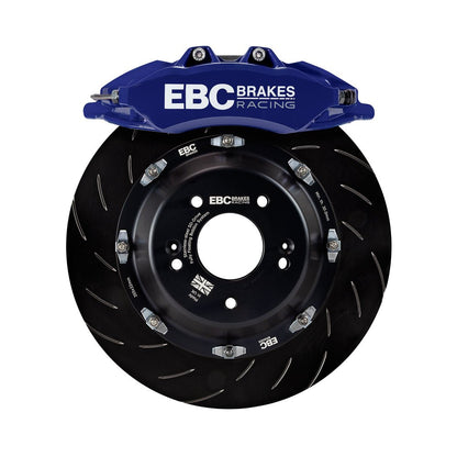 EBC Racing 2023+ Nissan 400Z Blue Apollo - 6 Calipers 380mm Rotors Front Big Brake Kit | BBK044BLU - 2 - JDMuscleBig Brake KitsBBK044BLU-2