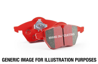 EBC Redstuff Ceramic Low Dust Front Brake Pads for Chevrolet Corvette (C6) 2010 - 2013 | ebcDP31771/3C - JDMuscleSPK36058