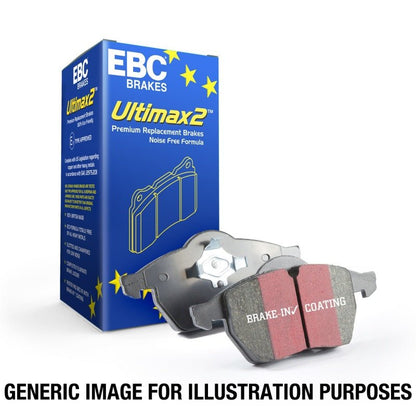 EBC Ultimax2 Rear Brake Pads for Chevrolet Corvette C4 (1984 - 1987) – OEM Replacement, Low Dust, High Friction | ebcUD295 - JDMuscleSPK37693
