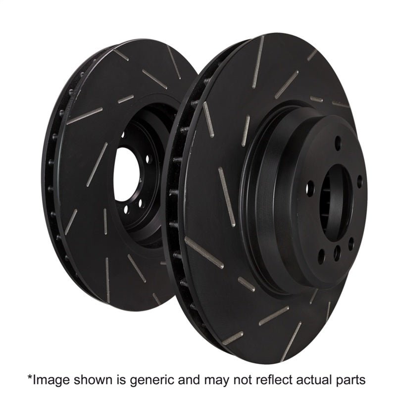 EBC USR Series Slotted Rear Brake Rotors for 2015 - 2016 Ford Mustang 2.3L Turbo - Performance Upgrade | ebcUSR7696 - JDMuscleSPK191367
