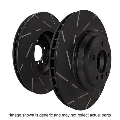 EBC USR Series Slotted Rear Brake Rotors for 2015 - 2016 Ford Mustang 2.3L Turbo - Performance Upgrade | ebcUSR7696 - JDMuscleSPK191367