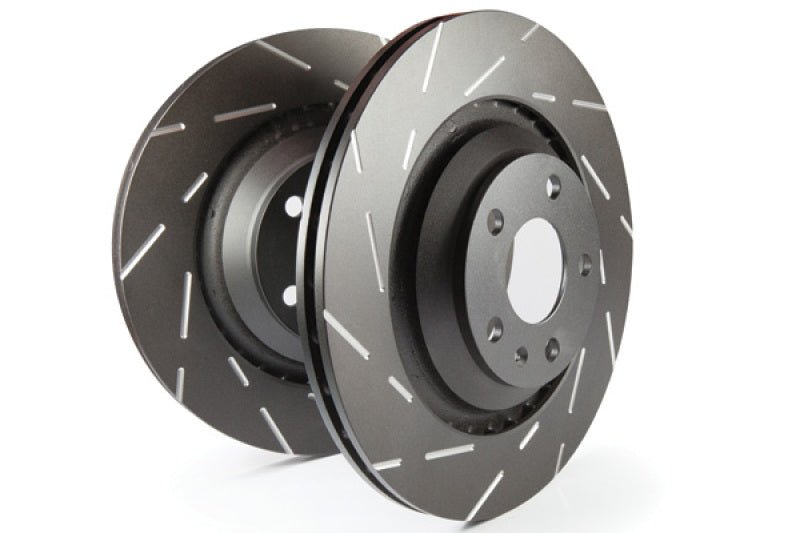 EBC USR Series Slotted Rear Brake Rotors for 2015 - 2016 Ford Mustang 2.3L Turbo - Performance Upgrade | ebcUSR7696 - JDMuscleSPK191367