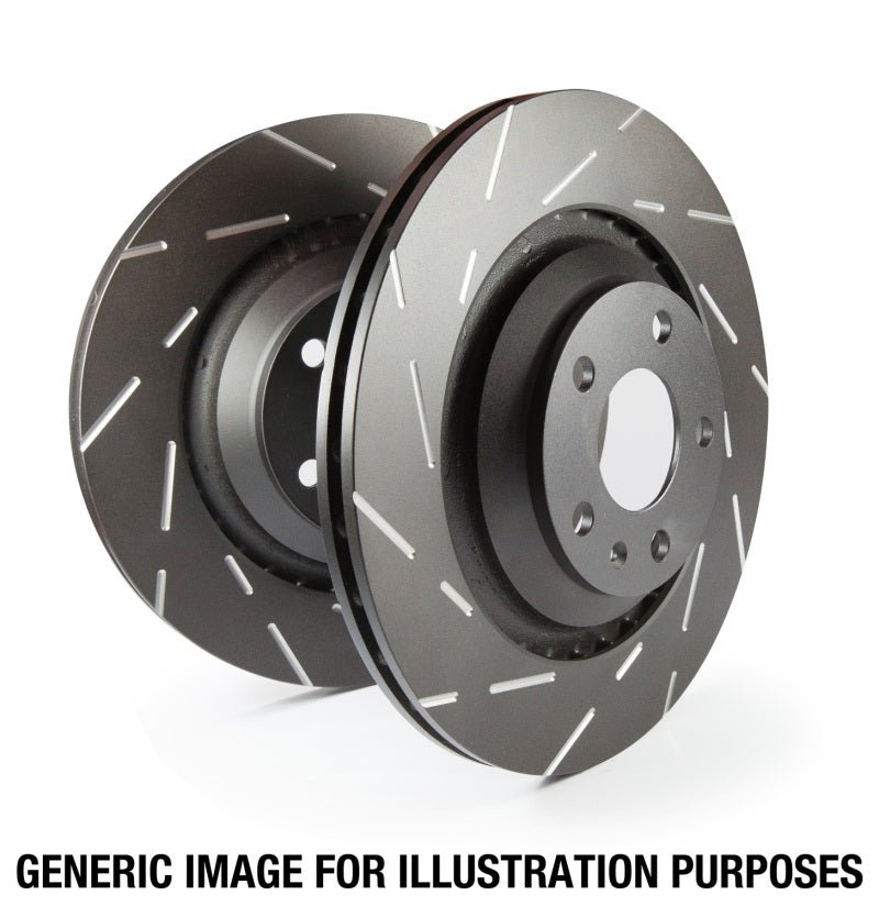 EBC USR Series Slotted Rear Rotors for Ford Mustang 2001 - 2004 - High - Performance Brake Upgrade | ebcUSR7023 - JDMuscleSPK38863