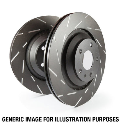EBC USR Slotted Front Rotors for Chevrolet Corvette C6 (2006 - 2013) - High - Performance Brake Upgrade | ebcUSR7364 - JDMuscleSPK36060