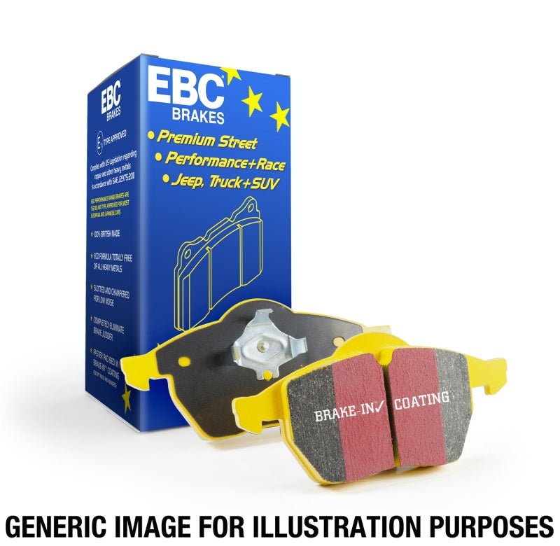 EBC Yellowstuff Front Brake Pads for 2001 - 2004 Ford Mustang – High - Performance Street and Track Use | ebcDP41242R - JDMuscleSPK39812