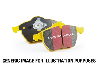 EBC Yellowstuff Front Brake Pads for Ford Mustang 2005 - 2010 – High - Performance Street and Track Use | ebcDP41740R - JDMuscleSPK34438