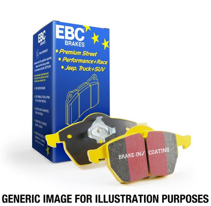 EBC Yellowstuff Front Brake Pads for Ford Mustang 2005 - 2010 – High - Performance Street and Track Use | ebcDP41740R - JDMuscleSPK34438