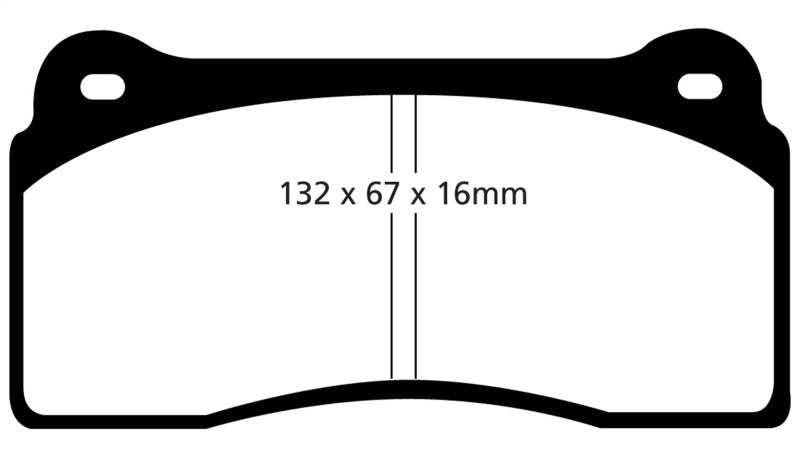 EBC Yellowstuff Rear Brake Pads for Nissan GT - R R35 – High - Performance Street and Track Use | ebcDP41110R - JDMuscleSPK39753