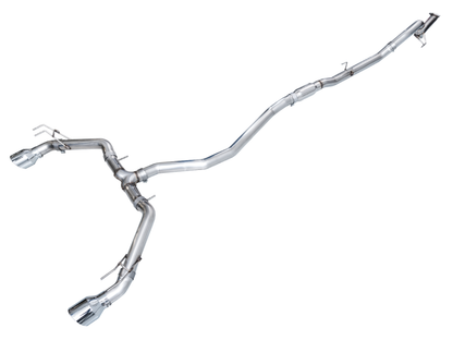 AWE Tuning [22-26 Civic Si/23-26 Integra] Track Edition Cat-Back Exhaust - 5-inch Chrome Silver Tips, AWE3020-32331