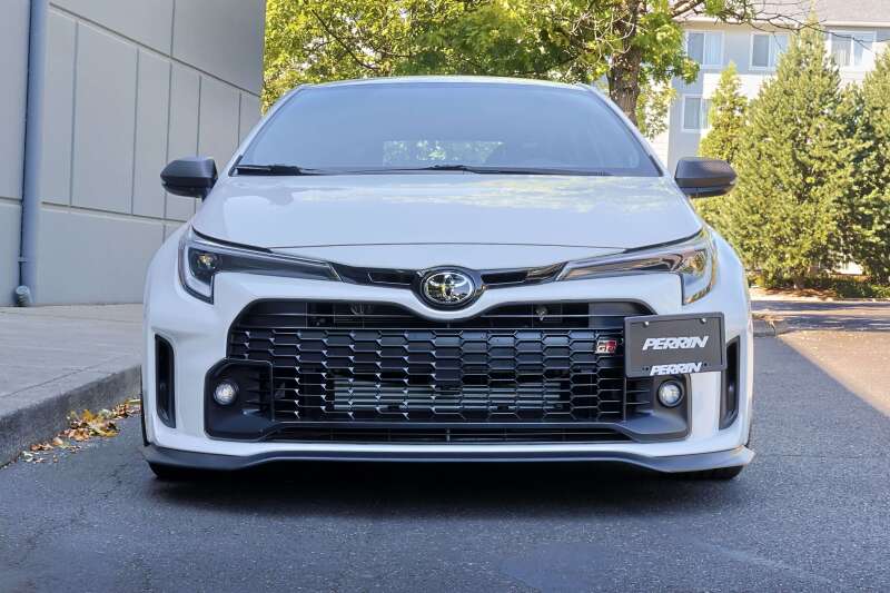 Perrin Performance [23-24 GR Corolla] License Plate Relocation Kit - Black