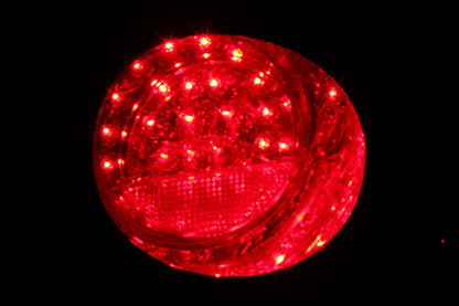 ANZO [03-08 Corolla] LED Tail Light Assembly - Red/Smoke Lens, Red Reflector