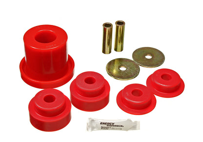 Energy Suspension [02-09 350Z / 03-07 G35] Rear Differential Carrier Bushing Set - Red Polyurethane, 7.1119R
