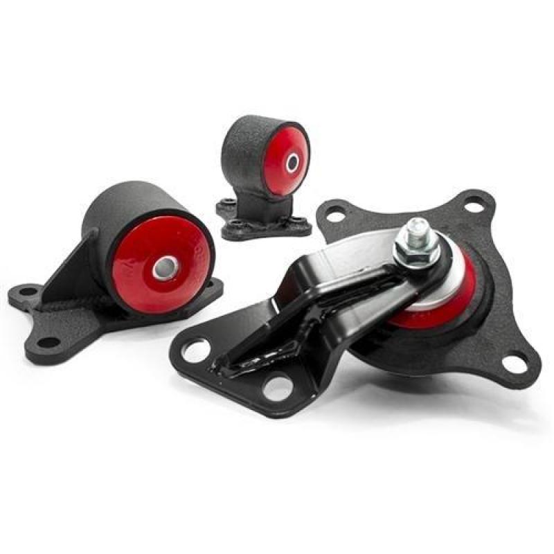 Innovative Mounts [01-05 Civic D-Series] Steel Motor Mounts with 60A Bushings - Black
