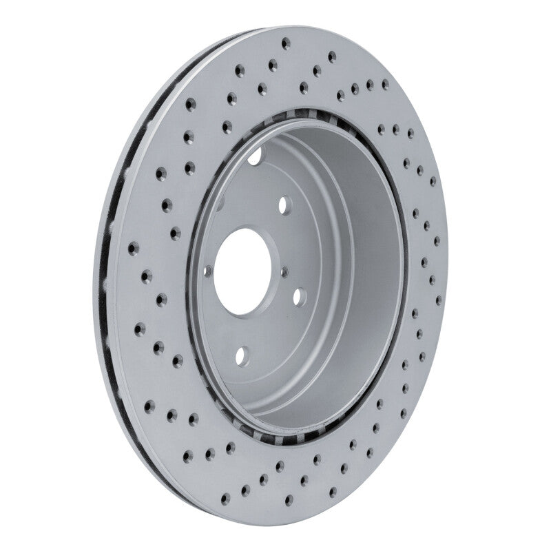 DFC [08-20 WRX] Rear Right Drilled GeoPerformance Rotor - Black Hat
