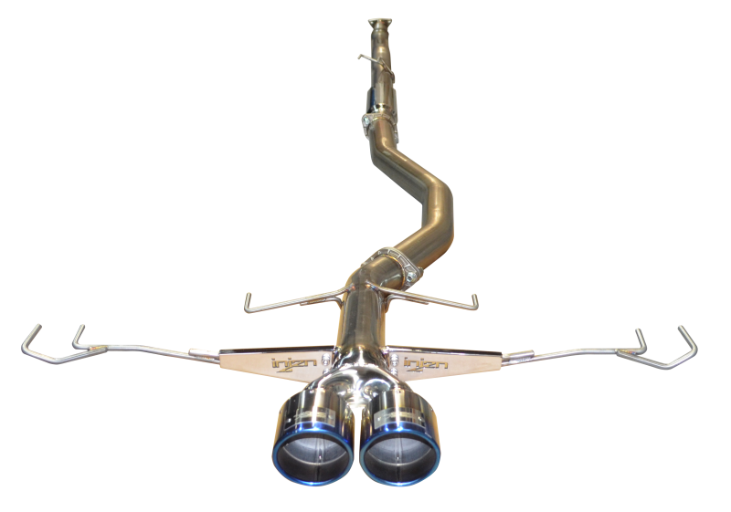 Injen [17-21 Civic Hatchback Sport] SES1500TT Cat-Back Exhaust - Burnt Titanium Tips