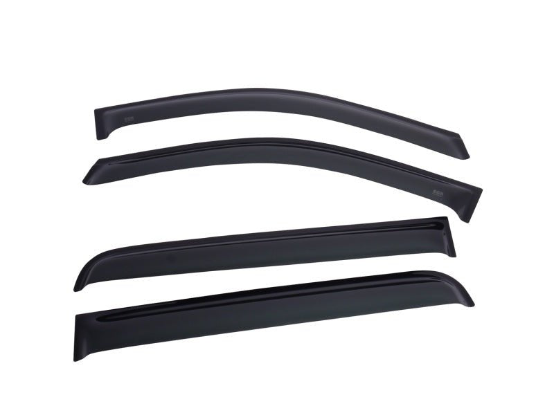 EGR 16 - 17 Nissan Titan Crew Cab SlimLine Tape - On WindowVisors Set of 4 - Light Smoke - JDMuscleNon - Categorizedegr576001
