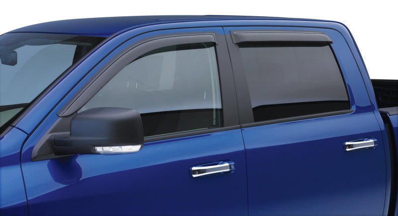 EGR 16 - 17 Nissan Titan Crew Cab SlimLine Tape - On WindowVisors Set of 4 - Light Smoke - JDMuscleNon - Categorizedegr576001