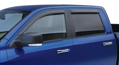 EGR 16 - 17 Nissan Titan Crew Cab SlimLine Tape - On WindowVisors Set of 4 - Light Smoke - JDMuscleNon - Categorizedegr576001