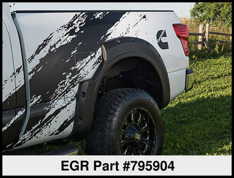 EGR 16+ Nissan Titan XD Bolt - On Look Fender Flares - Set - JDMuscleNon - Categorizedegr795904