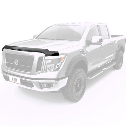 EGR 16+ Nissan Titan XD Superguard Hood Shield - Matte - JDMuscleNon - Categorizedegr305905