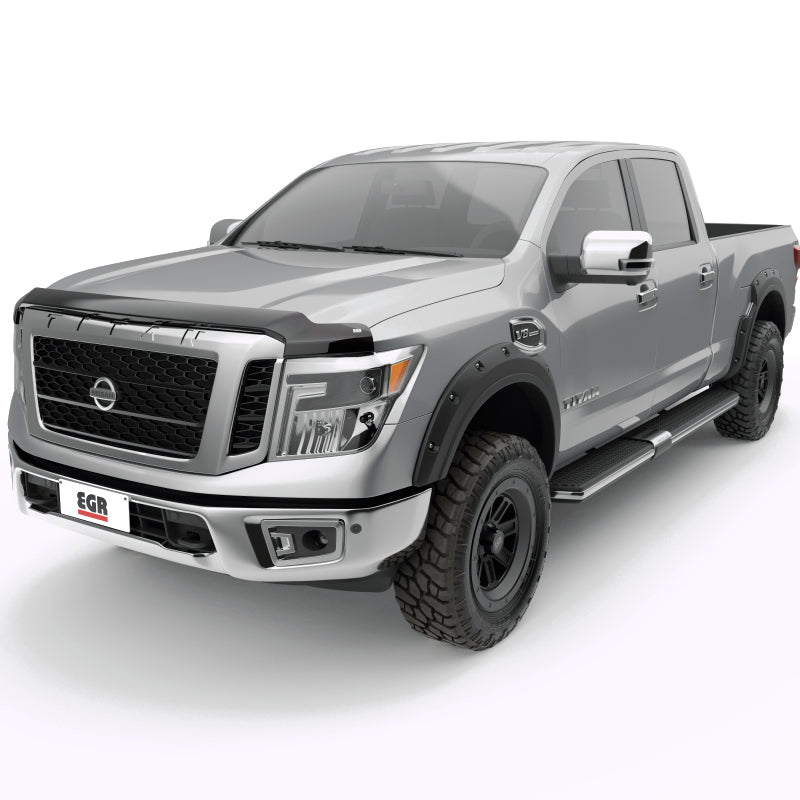 EGR 16+ Nissan Titan XD Superguard Hood Shield - Matte - JDMuscleNon - Categorizedegr305905