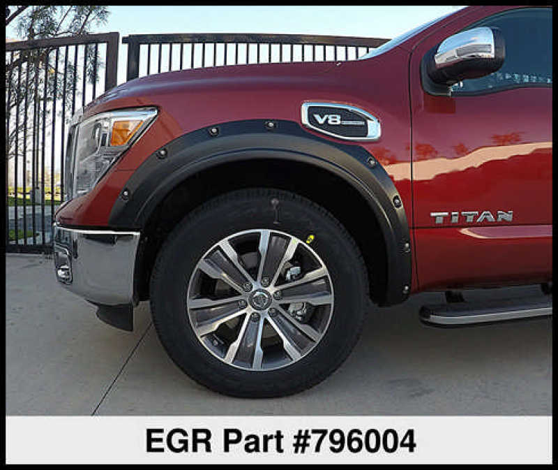 EGR 2017 Nissan Titan Bolt - On Look Fender Flares - Set - JDMuscleNon - Categorizedegr796004