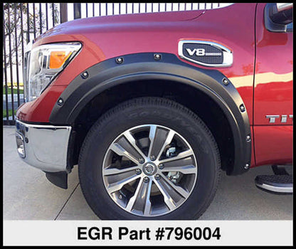 EGR 2017 Nissan Titan Bolt - On Look Fender Flares - Set - JDMuscleNon - Categorizedegr796004