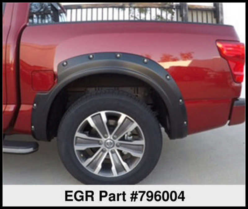 EGR 2017 Nissan Titan Bolt - On Look Fender Flares - Set - JDMuscleNon - Categorizedegr796004