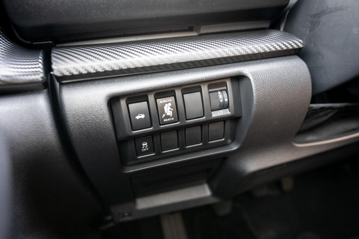 Ejecto Seato Blank Button Cover fits 2022+ Subaru WRX - JDMuscleInterior - Vinyl22WRXEJECTOSEATO