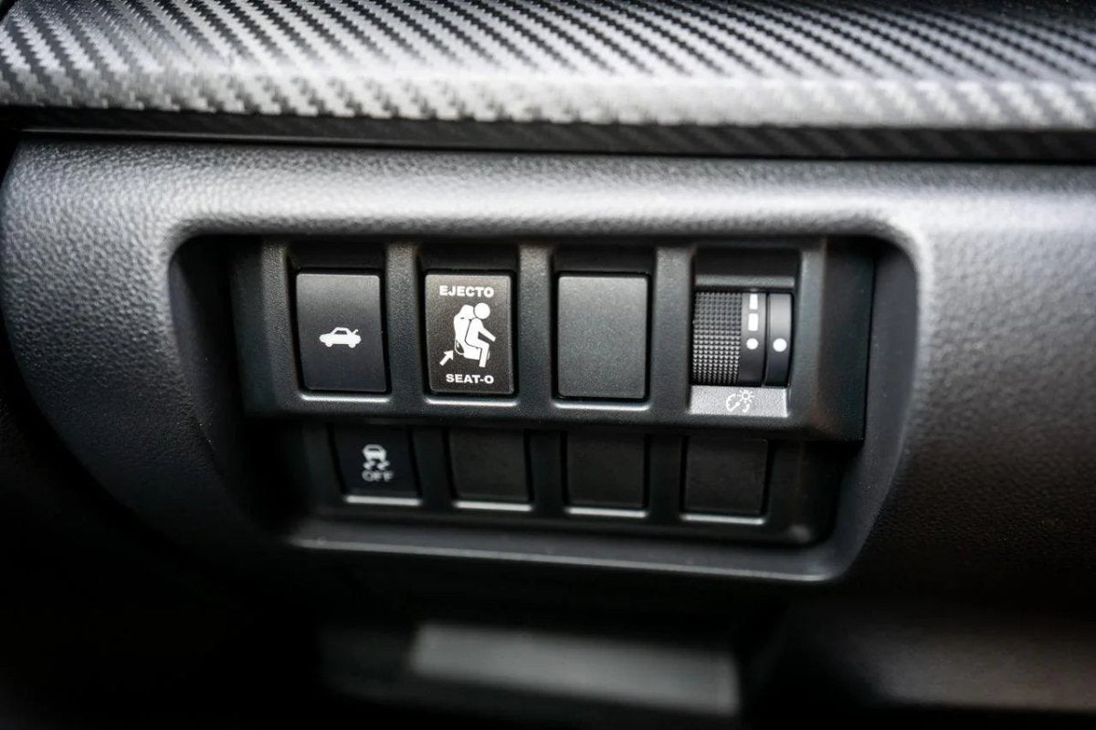 Ejecto Seato Blank Button Cover fits 2022+ Subaru WRX - JDMuscleInterior - Vinyl22WRXEJECTOSEATO