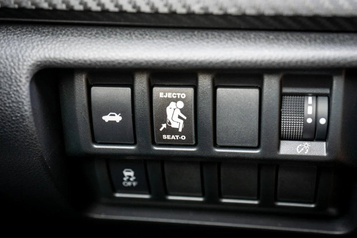 Ejecto Seato Blank Button Cover fits 2022+ Subaru WRX - JDMuscleInterior - Vinyl22WRXEJECTOSEATO