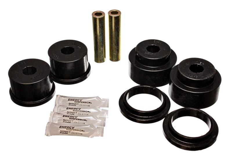 Energy Suspension [03-04 Corolla/Matrix] Rear Axle Beam Bushing Set - Black Polyurethane - JDMuscleAftermarket Bushingseng8.3121G