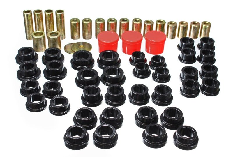 Energy Suspension [03-09 350Z / 03-07 G35 Coupe] Rear Control Arm Bushing Set - Black, Hyper-Flex Polyurethane - JDMuscleBushing Kitseng7.3122G