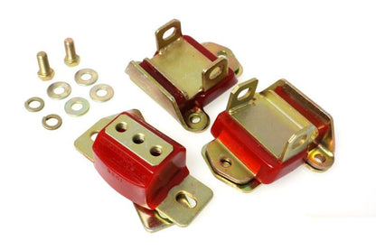 Energy Suspension 3.1120R Performance Polyurethane Engine and Transmission Mount Set for Chevrolet Camaro, Nova, and El Camino | eng3.1120R - JDMuscleSPK4323390