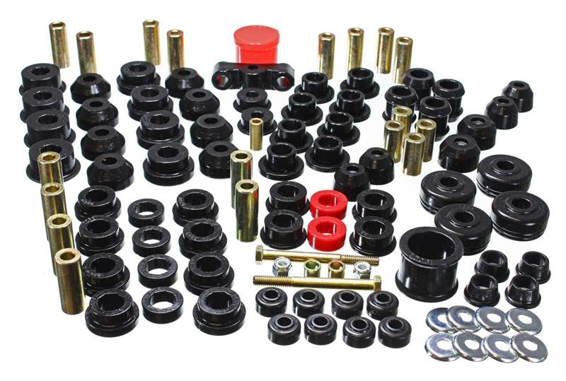 Energy Suspension [88-91 Civic/CRX] Hyper-Flex Master Bushing Set - Black - JDMuscleBushing Kitseng16.18102G