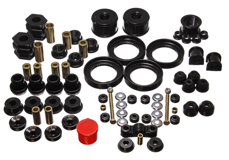 Energy Suspension [96-00 Civic/CRX] Hyper-Flex Master Bushing Set - Black - JDMuscleBushing Kitseng16.18110G